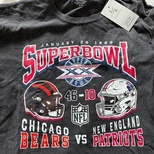 Men’s Peace Collective Vintage Wash XL NFL Super Bowl Shirt Chicago Bears